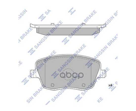 Купить КОЛОДКИ ТОРМОЗНЫЕ ПЕРЕДНИЕ SKODA FABIA 2.0I 16V 01 SP1806