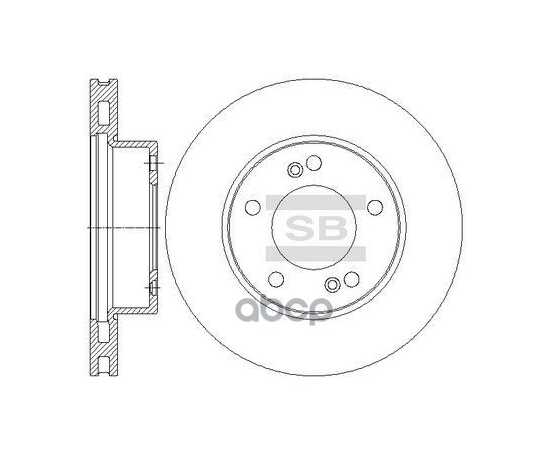 Купить ДИСК ТОРМОЗНОЙ SSANGYONG REXTON 2.7XDI 04 SD3041