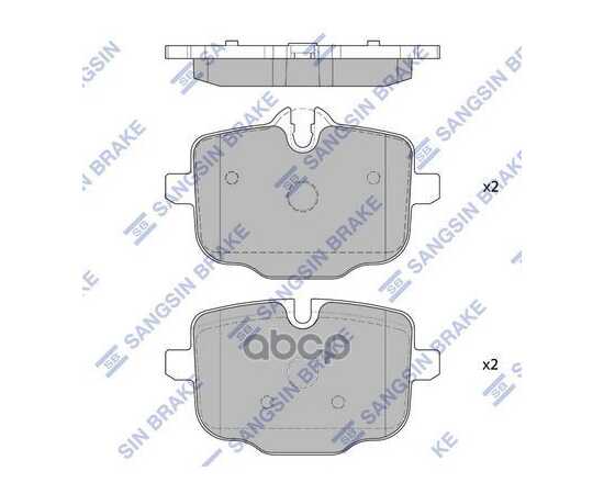 Купить КОЛОДКИ ЗАДНИЕ BMW 5(G30)/7(G11/G12)/X3 III (G01)/X5 IV (G05) SANGSIN BRAKE SP1793