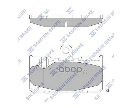 Купить КОЛОДКИ ЗАДНИЕ LEXUS LS430 00-06 SP1772