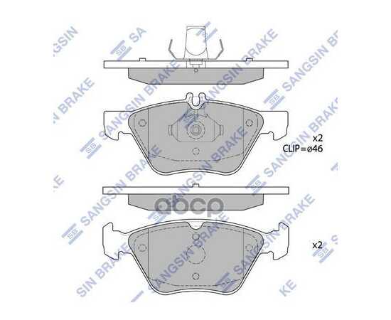 Купить КОЛОДКИ ТОРМОЗНЫЕ ДИСКОВЫЕ MB W210 2.0T-3.2/2.5TD/2.7CDI 96-02 SP1797