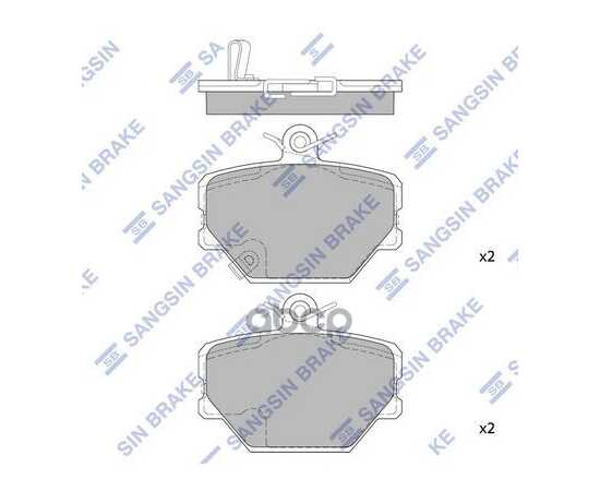 Купить КОЛОДКИ ТОРМОЗНЫЕ ДИСКОВЫЕ SMART 0.6-0.8CDI 98 SP1674