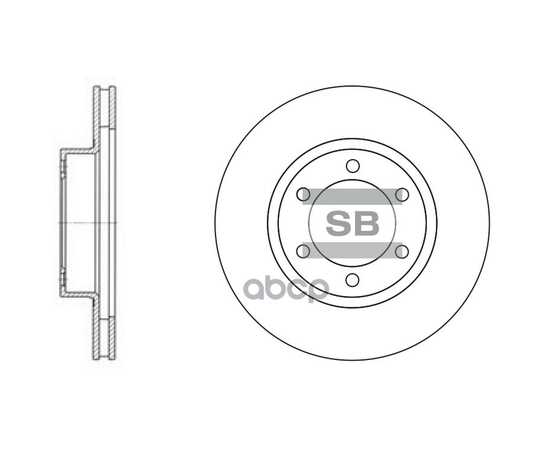 Купить ДИСК ТОРМОЗНОЙ SD4004 (43512-60150) LEXUS GX470 SANGSIN BRAKE SD4004