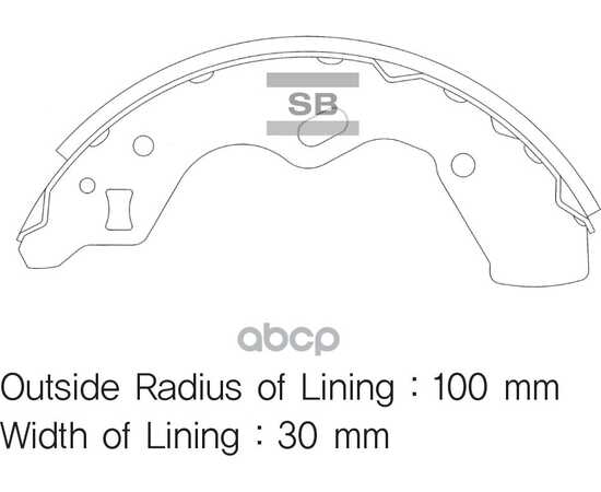 Купить КОЛОДКИ ТОРМОЗНЫЕ БАРАБАННЫЕ SANGSIN BRAKE SA067