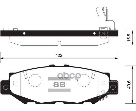 Купить КОЛОДКИ ТОРМОЗНЫЕ ДИСКОВЫЕ LEXUS GS 300/430 93/LS 400 94-00 SP1432