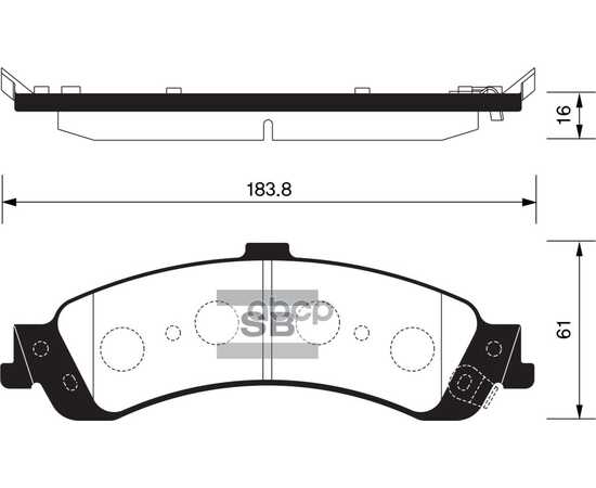 Купить КОЛОДКИ ТОРМОЗНЫЕ ЗАДНИЕ SANGSIN BRAKE SP1370