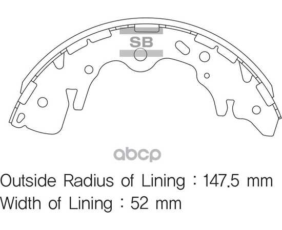 Купить КОЛОДКИ ТОРМОЗНЫЕ БАРАБАННЫЕ SANGSIN BRAKE SA136