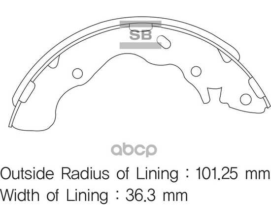 Купить КОЛОДКИ БАРАБАННЫЕ HYUNDAI ACCENT 1.3/1.5/1.6 02-05 SA128