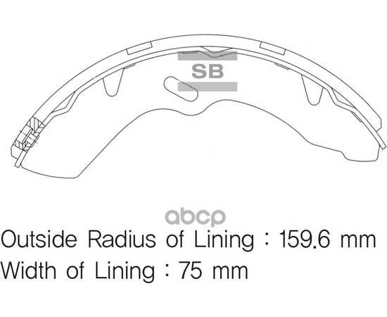 Купить КОЛОДКИ БАРАБАННЫЕ HYUNDAI HD45/HD65/HD72/HD78 SANGSIN BRAKE SA011