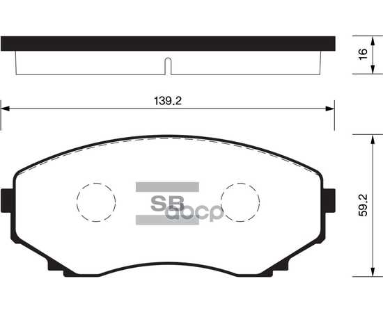 Купить КОЛОДКИ ТОРМОЗНЫЕ ПЕРЕДНИЕ SANGSIN BRAKE SP1527