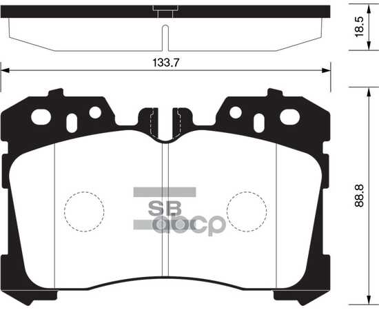 Купить КОЛОДКИ ТОРМОЗНЫЕ ПЕРЕДНИЕ SANGSIN BRAKE SP1496