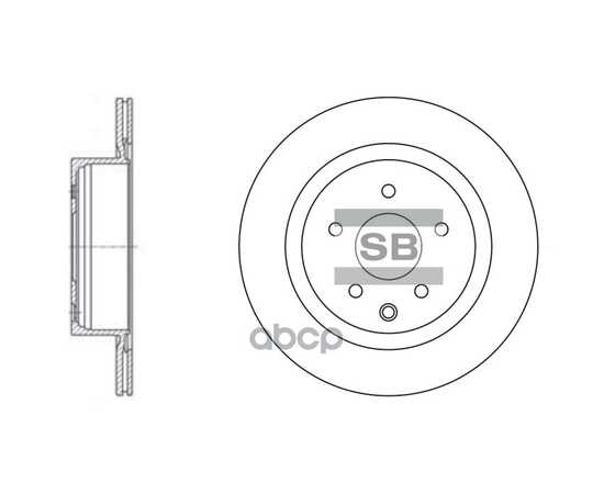 Купить ДИСК ТОРМОЗНОЙ ЗАДНИЙ SANGSIN BRAKE SD4211