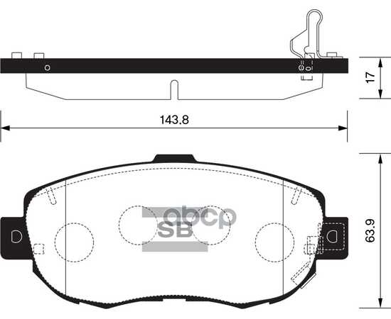 Купить КОЛОДКИ ТОРМОЗНЫЕ ДИСКОВЫЕ TOYOTA LEXUS LS 400 92-94/CELSIOR UCF10 92-94 SP1386