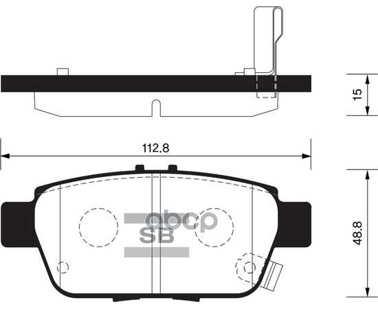 Купить КОЛОДКИ ТОРМОЗНЫЕ ЗАДНИЕ SANGSIN BRAKE SP1430