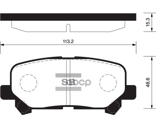 Купить КОЛОДКИ ТОРМОЗНЫЕ ЗАДНИЕ SANGSIN BRAKE SP1461