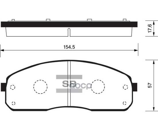 Купить КОЛОДКИ ТОРМОЗНЫЕ ПЕРЕДНИЕ SANGSIN BRAKE SP1175