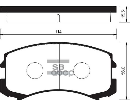 Купить КОЛОДКИ ТОРМОЗНЫЕ ПЕРЕДНИЕ SANGSIN BRAKE SP1255