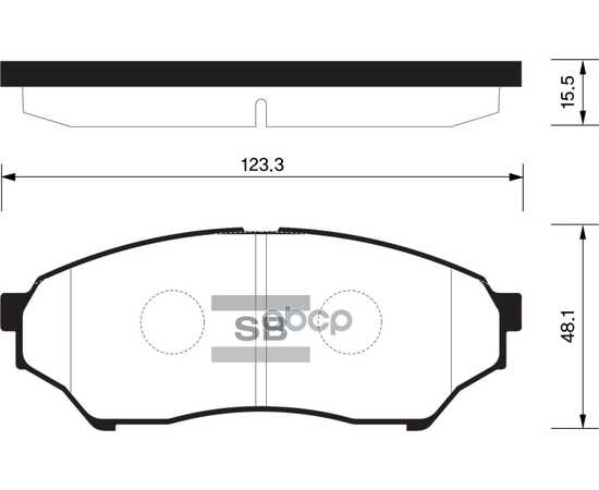 Купить КОЛОДКИ ТОРМОЗНЫЕ ПЕРЕДНИЕ SANGSIN BRAKE SP1585