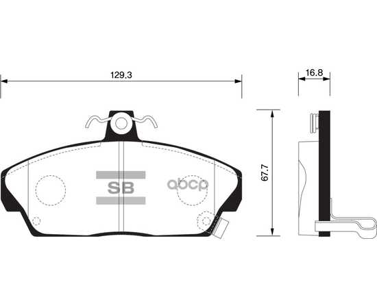 Купить КОЛОДКИ ТОРМОЗНЫЕ ДИСКОВЫЕ HONDA CIVIC 1.4-2.0 &16V 95-01, ROVER 200/400 90-00 SP1571