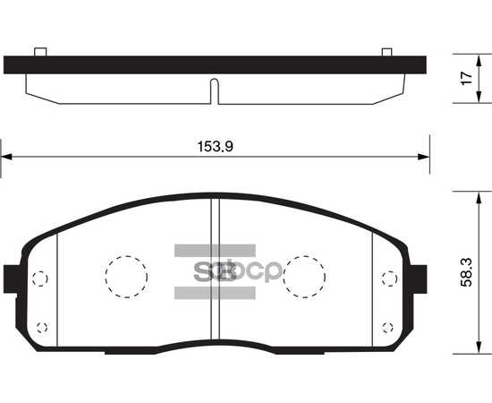 Купить КОЛОДКИ ПЕРЕДНИЕ HUYNDAI PORTER 2 SANGSIN BRAKE SP1174