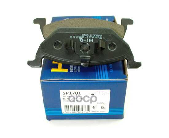 Купить КОЛОДКИ ПЕРЕДНИЕ VAG A3/OCTAVIA/YETI/GOLF V/VI/CADDY III ALL 04-> SANGSIN BRAKE SP1701