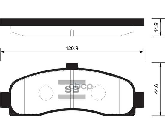 Купить КОЛОДКИ ТОРМОЗНЫЕ ПЕРЕДНИЕ SANGSIN BRAKE SP1586