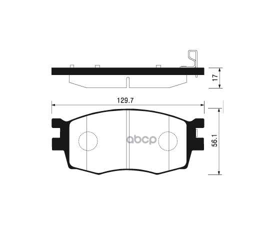 Купить КОЛОДКИ ТОРМОЗНЫЕ ПЕРЕДНИЕ SANGSIN BRAKE SP1186