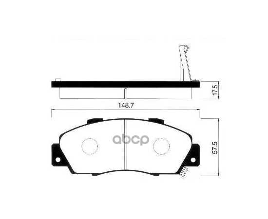 Купить КОЛОДКИ ТОРМОЗНЫЕ ПЕРЕДНИЕ SANGSIN BRAKE SP1076F