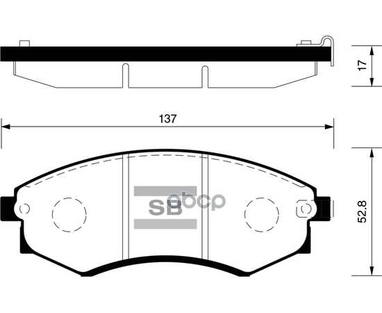 Купить КОЛОДКИ ТОРМОЗНЫЕ ПЕРЕДНИЕ SANGSIN BRAKE SP1048