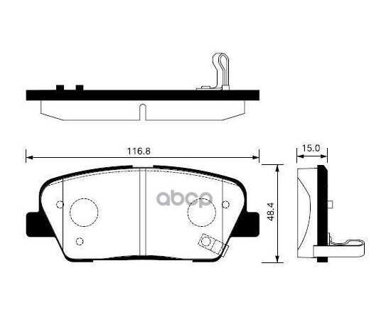 Купить КОЛОДКИ ТОРМОЗНЫЕ ЗАДНИЕ SANGSIN BRAKE SP1247