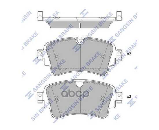 Купить КОЛОДКИ ЗАДНИЕ AUDI A4 (B9), Q7 (4M) 2015-, Q5 2017- SP4112