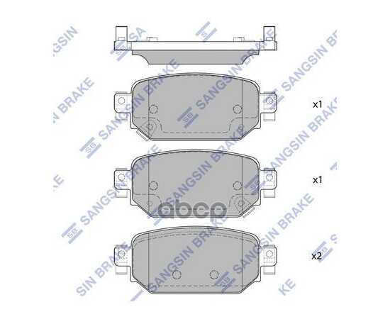 Купить КОЛОДКИ ЗАДНИЕ MAZDA 3 (BM) 2013- SP4178