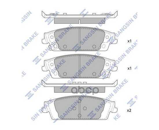 Купить КОЛОДКИ ЗАДНИЕ CADILLAC ESCALADE 2010- SP4011