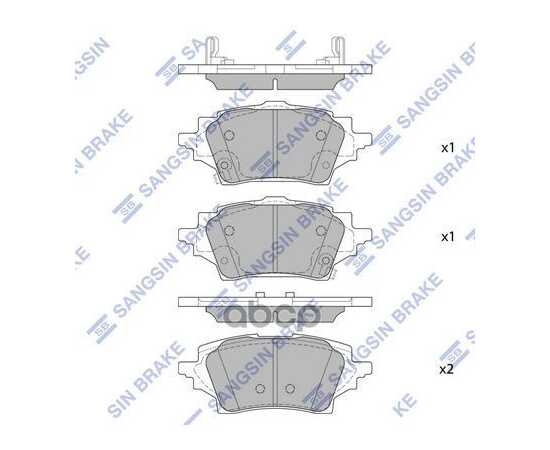 Купить КОЛОДКИ ЗАДНИЕ TOYOTA C-HR 19- SP4339