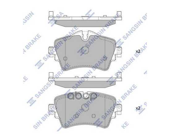 Купить КОЛОДКИ ДИСКОВЫЕ ПЕРЕДНИЕ BMW 2 F45/F43, MINI CLUBMAN 13 SP4005