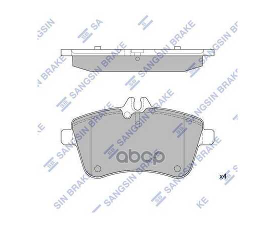 Купить КОЛОДКИ ТОРМОЗНЫЕ ДИСКОВЫЕ MB W169 2.0CDI OM640.941 04/W245 1.8CDI OM640.940 05 SP1989