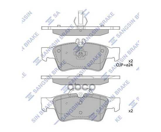 Купить КОЛОДКИ ТОРМОЗНЫЕ ДИСКОВЫЕ MB W211/S211 2.0-2.7CDI 02/SL R230 5.0/5.5 AMG 01 SP2209