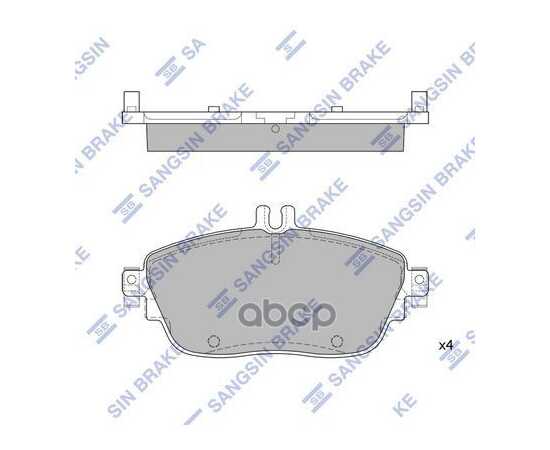 Купить КОЛОДКИ ТОРМОЗНЫЕ ДИСКОВЫЕ MB W176/W246 1.5-2.2I/CDI 11 SP1966