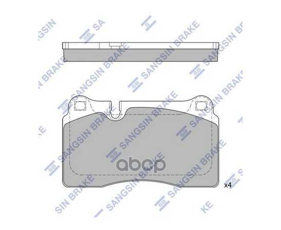 Купить КОЛОДКИ ПЕРЕДНИЕ SANGSIN BRAKE SP2231