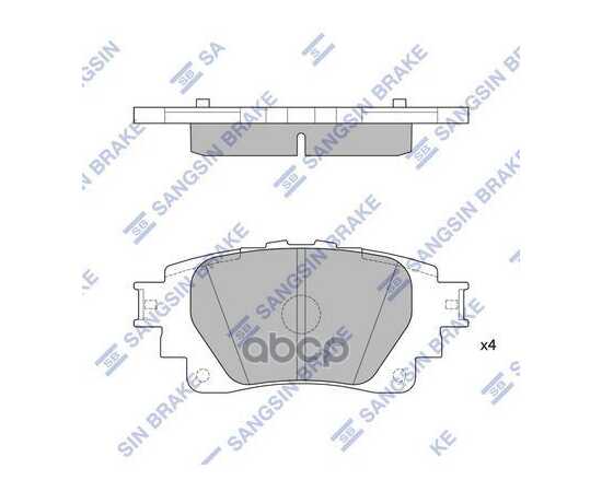 Купить КОЛОДКИ ЗАДНИЕ TOYOTA COROLLA 19- SP4341