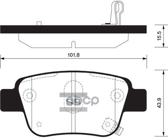 Купить КОЛОДКИ ТОРМОЗНЫЕ ЗАДНИЕ SANGSIN BRAKE SP2184