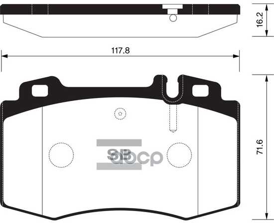 Купить КОЛОДКИ ТОРМОЗНЫЕ ДИСКОВЫЕ MB W220/W211 02 SP2193