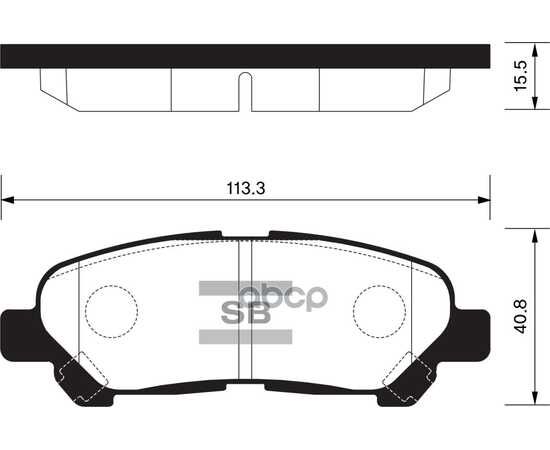 Купить КОЛОДКИ ТОРМОЗНЫЕ ЗАДНИЕ SANGSIN BRAKE SP2136