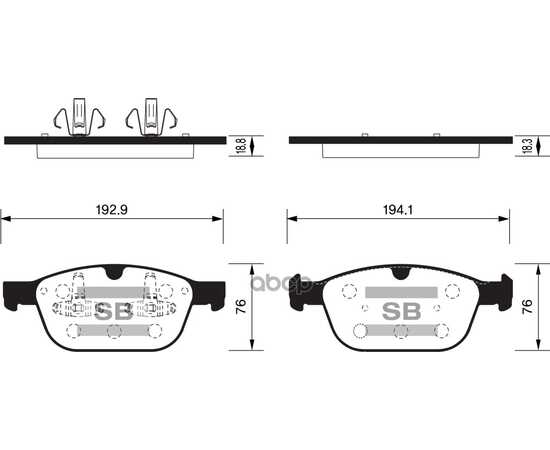 Купить КОЛОДКИ ТОРМОЗНЫЕ ПЕРЕДНИЕ VOLVO XC60 3.0/3.2/2.4D 05/08 SP2320