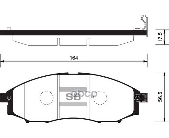 Купить КОЛОДКИ ТОРМОЗНЫЕ ДИСКОВЫЕ NISSAN PICK 2.4I/2.5DI 4WD 02 SP2078