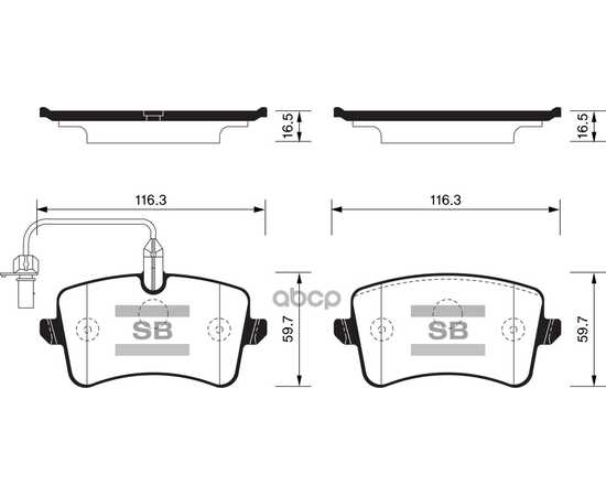 Купить КОЛОДКИ ЗАДНИЕ AUDI A6 (C7) SP2317