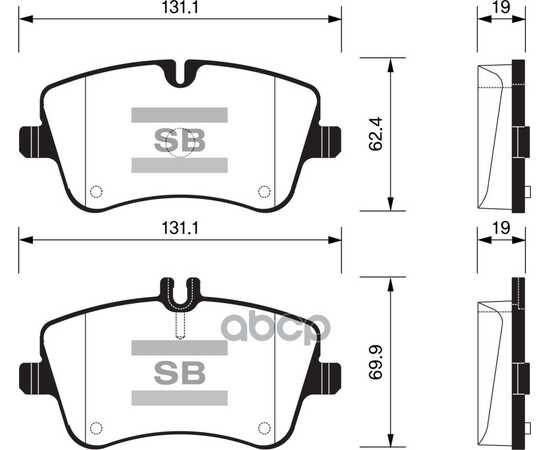 Купить КОЛОДКИ ТОРМОЗНЫЕ ДИСКОВЫЕ MB W203/S203/CL203/C209 1.6-2.0/2.0CDI/2.2CDI 00 SP2191