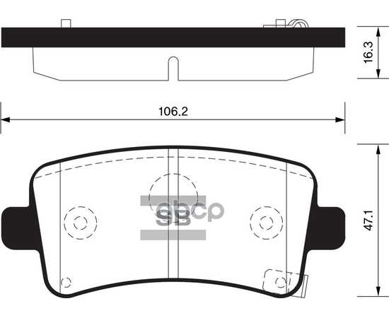 Купить КОЛОДКИ ТОРМОЗНЫЕ OPEL INSIGNIA 08-/SAAB 9-5 10- ЗАДНИЕ SP2135