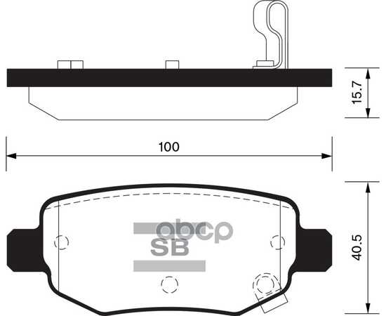 Купить КОЛОДКИ ЗАДНИЕ SANGSIN BRAKE SP2126R