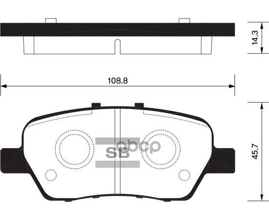 Купить КОЛОДКИ ЗАДНИЕ HONDA SANGSIN BRAKE SP2104